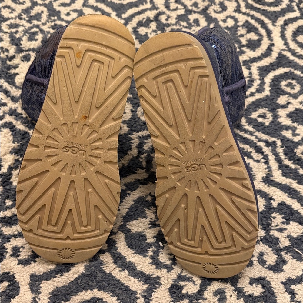 Blue Sequence Uggs - Picture 6 of 8